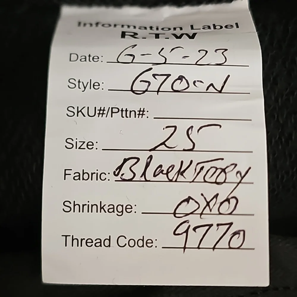 DL1961 Alma Skirt Midi Black Terry Size 25 Sample - Picture 9 of 13